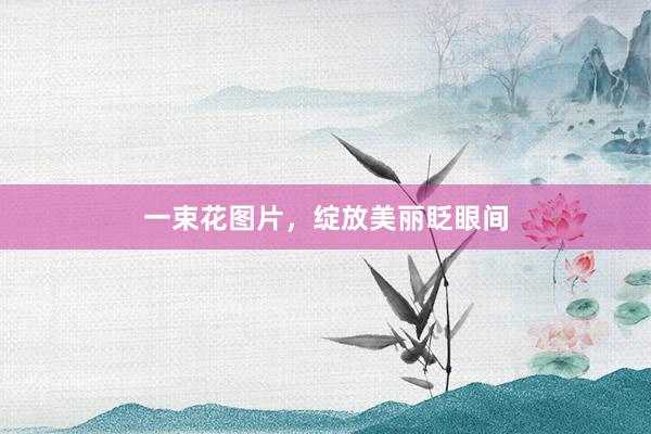 一束花图片，绽放美丽眨眼间